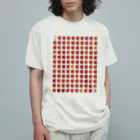 手描 DESIGN LabのI LOVE …『苺』  オーガニックコットンTシャツ