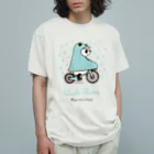 キッチュのレインコートパンダ オーガニックコットンTシャツ