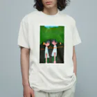 stkoのぼかし 夏の日のいちにし おおきめ Organic Cotton T-Shirt