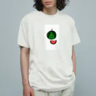 shiro080のすいかさん。 Organic Cotton T-Shirt