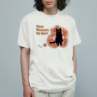 猫とやっし～ぃのアレコレのあのねこ オーガニックコットンTシャツ