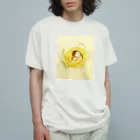 絵本作家がもうともえのショップのGOLD・ママに会うために生まれてきたよ オーガニックコットンTシャツ