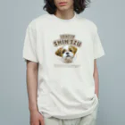 ぽんずのLovelyシーズー犬グッズのラブリーシーズーTシャツ　ぽんず Organic Cotton T-Shirt