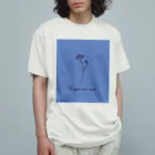 ん。のForget-me-not オーガニックコットンTシャツ