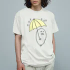 ぺちぺち工房 Pechi Pechi Atelierのあめふりあざらし Organic Cotton T-Shirt