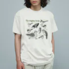 でこぱち商店のそこらへんのとりたち Organic Cotton T-Shirt