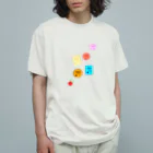 カリンバたちのおしゃべりのオーガニックコットンTシャツ Organic Cotton T-Shirt