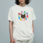 YOSSEY_GOODSのニャアスターズオーガニックTシャツ Organic Cotton T-Shirt