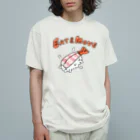 ガモさんのEat and Move えび オーガニックコットンTシャツ