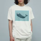 はちえんのお店のくじらくん（文字なし） Organic Cotton T-Shirt