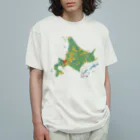 北海道ファンマガジン編集部の北海道179市町村地図 オーガニックコットンTシャツ