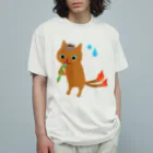 おばけ商店のおばけTシャツ＜でっかい五徳猫＞ Organic Cotton T-Shirt