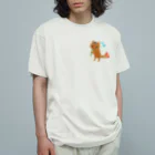 おばけ商店のおばけTシャツ＜五徳猫＞ オーガニックコットンTシャツ