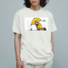 狸の遠吠えのはろー オーガニックコットンTシャツ