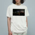 でおきしりぼ子の実験室のよるのけしき オーガニックコットンTシャツ