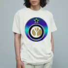 yoicheのフリージア工房の煌めきエンブレム オーガニックコットンTシャツ