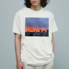 うさぎ少年アンソニーの茜色の夕焼け Organic Cotton T-Shirt