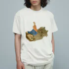 ちゃちゃのTake a nap with Chacha オーガニックコットンTシャツ