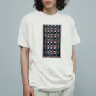 水彩屋のチェック柄 Organic Cotton T-Shirt