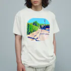 ちいさいものwata.wata.のトビダシチュウイ オーガニックコットンTシャツ