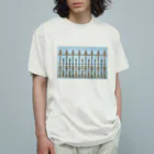 yuccoloの柵の向こう・平穏 オーガニックコットンTシャツ