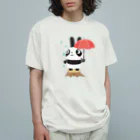 イラスト MONYAAT のラビットパンダ Organic Cotton T-Shirt