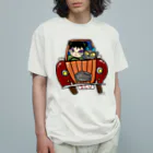 にゃぬ〜ン王国の2CV大好き♪ オーガニックコットンTシャツ