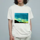 水彩屋のjellyな空色 オーガニックコットンTシャツ