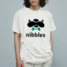 nibbles & 105のnibblesグッズ オーガニックコットンTシャツ