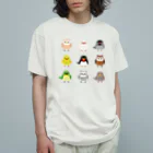 たえこの小鳥たち オーガニックコットンTシャツ