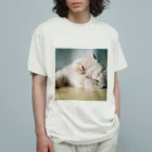 hakusanmarqshopのとろけるまるちゃん表だけ Organic Cotton T-Shirt