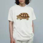 はやしりえのけづめりくがめさん　文字なし Organic Cotton T-Shirt