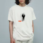 たいやき/Taiyakiのookami kujira オーガニックコットンTシャツ