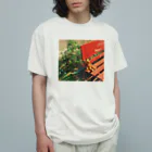 はまふみのくまとベンチ２ オーガニックコットンTシャツ