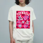 POP'N ROLLのpop'nrollのヒョウ柄 オーガニックコットンTシャツ