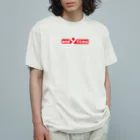 古見きゅう/ and 9 films オンラインショップ のアンドナインロゴ（RED）Tシャツ オーガニックコットンTシャツ