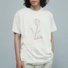 liliariumのあの部屋に飾られているチューリップ オーガニックコットンTシャツ