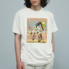 nidan-illustrationの"双輪車娘之圖會" 3-#1 オーガニックコットンTシャツ