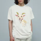 カフェと工房ぼくの色のぼくの色 / やぎさん（SA-YA） Organic Cotton T-Shirt