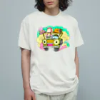 まるちょ屋のドライブしちゃうよ。【カラー版】 Organic Cotton T-Shirt