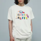 イラスト MONYAAT のちびた色鉛筆*A Organic Cotton T-Shirt