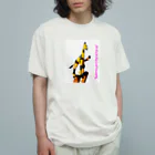 chica bonitaのアクティブなキリンさん Organic Cotton T-Shirt