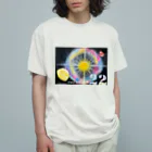 小さな宇宙工房おっちーの【NO.22 twilight 〜original spray  art〜】 Organic Cotton T-Shirt