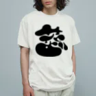 tori.mojiの花占い オーガニックコットンTシャツ