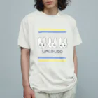 pon_kのぽんきちうみぶどう オーガニックコットンTシャツ