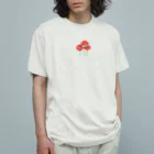 OMIZU=BATAKEのpoppy オーガニックコットンTシャツ