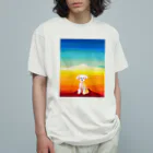 長友心平の風景　プードル オーガニックコットンTシャツ