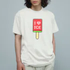 はちよんごのI♡ICE オーガニックコットンTシャツ