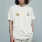 プッチのおみせのオカメスリー Organic Cotton T-Shirt