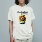 スタジオばんやのHimawari studiobanya 両面 オーガニックコットンTシャツ